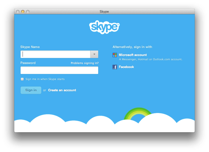 Skype os x